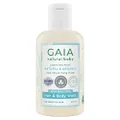 GAIA Natural Baby Hair & Body Wash | Certified Natural | Suitable for Newborns | Sensitive Skin formula | organic Aloe Vera | Soap Free | Perfume Free | Gentle Baby Wash | Australian Made - 200ml