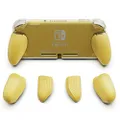 Skull & Co. GripCase Lite: A Comfortable Protective Case with Replaceable Grips [to fit All Hands Sizes] for Nintendo Switch Lite [No Carrying Case]- Yellow