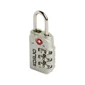 Korjo TSA Combination Lock, Travel Lock, Silver