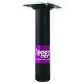 Leggz Steel Round Timber Leg, 150 mm, Black