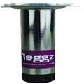 Leggz Steel Round Timber Leg, 150 mm, Nickel