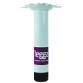 Leggz Steel Round Timber Leg, 150 mm, White