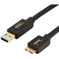 Amazon Basics USB 3.0 Cable - A-Male to Micro-B - 3 Feet (0.9 Meters), 10-Pack