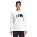 THE NORTH FACE Men's Long-Sleeve Half Dome Tee, TNF White/TNF Black, XX-Large