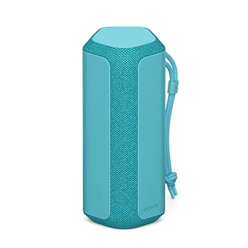 Sony SRS-XE200 X-Series Wireless Ultra Portable Bluetooth Speaker, IP67 Waterproof, Dustproof and Shockproof with 16 Hour Battery and Easy to Carry Strap, Blue