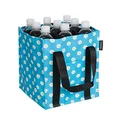 Amazon Basics Bottle bag - 9 compartments - Printed Blue
