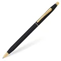 Cross Classic Century Classic Black Ballpoint Pen with 23KT Gold Plated Appointments (2502)