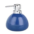 Wenko Ceramic Soap Dispenser, Dark Blue