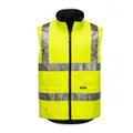 Prime Mover Unisex Antistatic Reversible Vest, Yellow, Small
