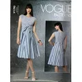 Vogue V1795E5 Misses' Dress, Size 14-16-18-20-22