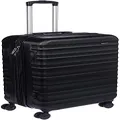 Amazon Basics Hardside Expandable Spinner Suitcase, Black, 68cm