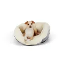 Amazon Basics Round Warming Pet Bed, 61cm