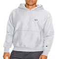 Champion LIFE Men's Reverse Weave Pullover Hoodie, Silver/Gray, Large