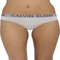Calvin Klein Women Ultimate Cotton Bikini, Grey Heather, Medium