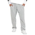 FILA Unisex Classic Jersey Pant, Silver Marle, Size L