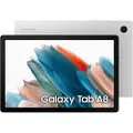 Samsung Galaxy Tab A8 Android Tablet, 10.5” LCD Screen, 128GB Storage, Long-Lasting Battery, Samsung Kids Content, Smart Switch, Expandable Memory, Silver, Amazon Exclusive