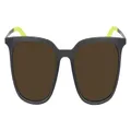 Dragon Unisex Sunglasses ZIGGY - Matte Grey with Lumalens Silver Ion Lens