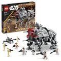 LEGO® Star Wars™ at-TE™ Walker 75337 Toy Building Kit;Features Commander Cody™,a Clone Gunner™,3 Clone Troopers and 3 Battle Droids