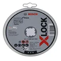 Bosch Accessories Professional Pack of 10 Straight Cutting Disc Standard (for Inox, X-LOCK, Diameter 125 mm, Bore Diameter: 22.23 mm, Thickness: 1 mm)