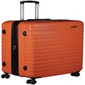 Amazon Basics Hardside Expandable Spinner Suitcase, Orange, 78cm
