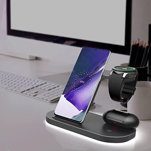 Charge Core 3 in 1 Wireless Charging Station for Apple Samsung and Galaxy Watch