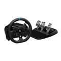 Logitech G923 Racing Wheel and Pedals for Xbox Series X, S, Xbox One and PC featuring TRUEFORCE Feedback, Responsive Pedal, Dual Clutch Launch Control, and Genuine Leather Steering Wheel Cover