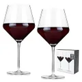 Viski Burgundy Glasses Burgundy Glasses, Clear, 4532TBV