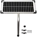 Mighty Mule 10 Watt Solar Panel Kit (FM123) for Automatic Gate Openers,Black Cell