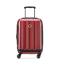 DELSEY Paris Helium Aero Hardside Expandable Luggage with Spinner Wheels, Brick Red, Carry-On 19 Inch, Helium Aero Hardside Expandable Luggage with Spinner Wheels