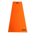 Stag Yoga Mantra Plain Orange Mat (8 mm) With Bag | Home and Gym Use for Men and Women | With Cover | For Yoga, Pilates, Exercises