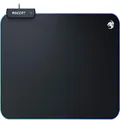 ROCCAT Sense AIMO PC Gaming Mousepad, RGB Illumination, High Precision, Non Slip Back, Extended Keyboard Desktop Mouse Pad with Stitched Edges, Smooth, Black
