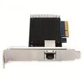 EDIMAX 10 Gigabit Ethernet PCI Express Server Adapter, Flexible 5-Speed of 10/5/2.5/1Gbps or 100Mbps, Gigabit Throughput with 100 Meter UTP Cable, Supports Windows & Linux; EN-9320TX-E V2
