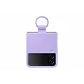 Samsung Galaxy Z Flip 4 Case | Silicon Cover Ring |Lavender