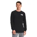 The North Face Mens Classic T-Shirt, TNF Black/White, Small US