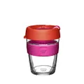 KeepCup Reusable Coffee Cup Splashproof Sipper - Brew Tempered Glass | 12oz/340ml - Daybreak