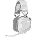 CORSAIR HS80 RGB USB Premium Gaming Headset with Dolby Audio 7.1 Surround Sound (Broadcast-Grade Omni-Directional Microphone, High-Fidelity Sound, Durable Construction) White (CA-9011238-AP)