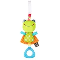 Benbat Dazzle Friends Travel Jitters Frog Hanging Toy for New Born and Above, Multi/Color