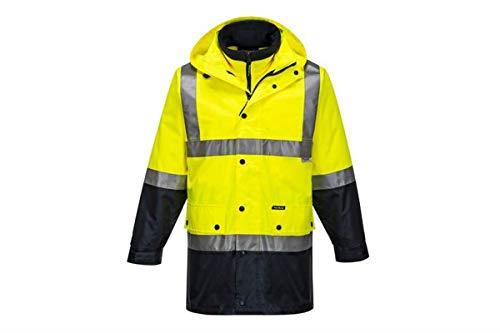 Prime Mover Unisex Work Utility, Yellow/Navy, 4X-Large