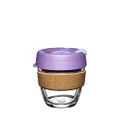 KeepCup Reusable Coffee Cup - Brew Tempered Glass and Natural Cork |S 8oz/227ml - Moonlight