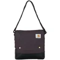 Carhartt Women's, Durable, Adjustable Crossbody Bag with Flap Over Snap Closure, Wine
