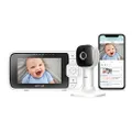 Oricom OBH430 4.3” Smart HD Digital Nursery Pal Baby Video Monitor - Camera, LCD Display, Two-Way Talk, Night Vision, Room Temperature, Wireless, Pan Tilt, Dual Mode, Split Screen, Multi Camera