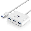 darrahopens UGREEN USB 3.0 4 Ports Hub White 1M (20283) (V28-ACBUGN20283)