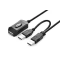 darrahopens UGREEN USB 2.0 Active Extension Cable 10M with USB Power 5M (20214) (V28-ACBUGN20214)