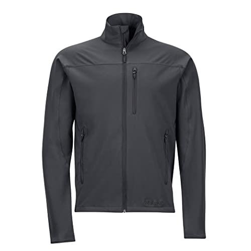 MARMOT Men's Tempo Jacket | Men's Soft Shell Jacket for Mild Summer and Fall Weather Hiking and Backpacking, Jet Black, X-Large