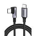 darrahopens UGREEN USB-C to Angled USB 2.0 C M/M Round Cable Aluminum Shell Nickel Plating 2m (Gray Black) 50125 (V28-ACBUGN50125)
