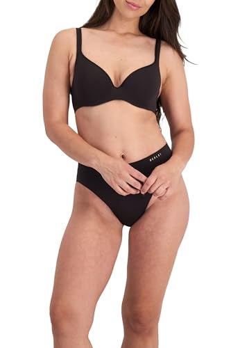 Berlei Women's Underwear Cotton Rich Barely There Contour Bra, Black, 14C