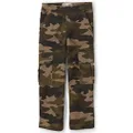 The Children's Place Boys' Pull on Cargo Pants, Olive Camo, 4