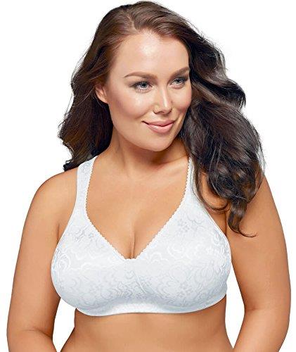 Playtex Women's Cotton Blend Ultimate Lift & Support Bra, White, 16D
