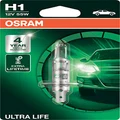 OSRAM 64150ULT-01B ULTRA LIFE H1, halogen headlamp, 64150ULT-01B, 12 V passenger car, single blister (1 unit)