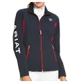 ARIAT Women’s New Team Softshell Jacket, Navy, XS Regular